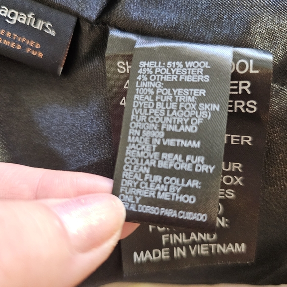 Antonio Melani black coat 51% wool rn 589098 8 - Picture 8 of 14